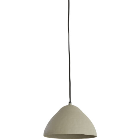 Light & Living - suspension - Elimo - gris - métal - Ø 25cm - E27 (1/5)