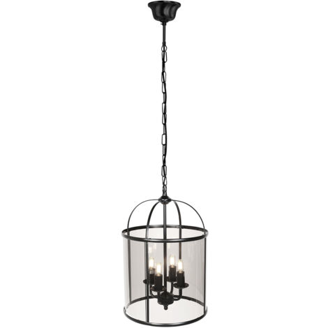 Steinhauer - suspension - Pimpernel - noir - verre métal - Ø 25cm (1/5)