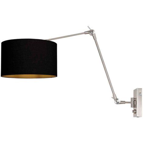 Steinhauer - applique murale - Prestige Chic - acier - lin métal (1/5)