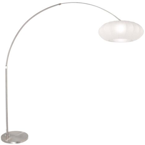 Lampe arc lampadaire lampe de salon métal soie H 240 cm 3806ST