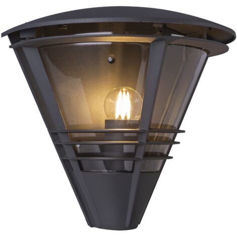 Globo - applique murale - Salla - anthracite - aluminium - E27 - (1/4)