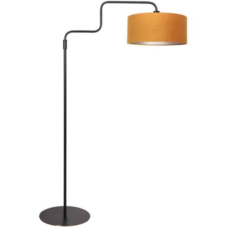 Steinhauer - lampadaire - Bloeba - or noir - métal velours tissu (1/5)
