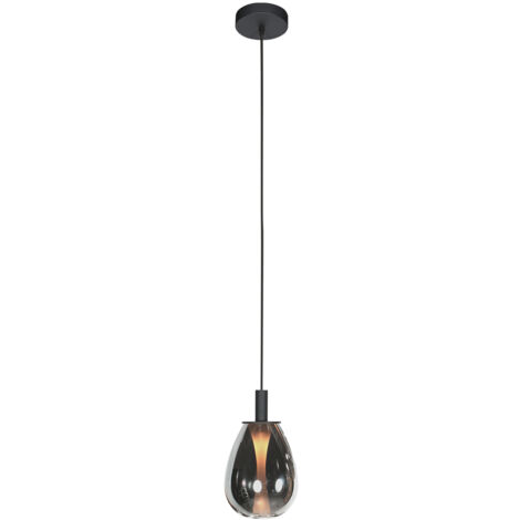 Steinhauer - suspension - Glimsy - noir - verre métal - Ø 15cm - (1/5)