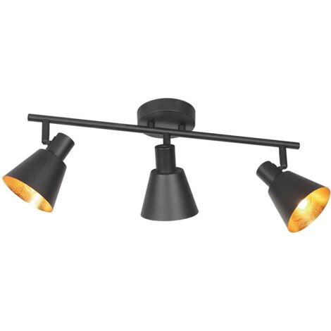 Mexlite - spot - Oeroe - noir - métal - spot en saillie - E14 - (1/5)