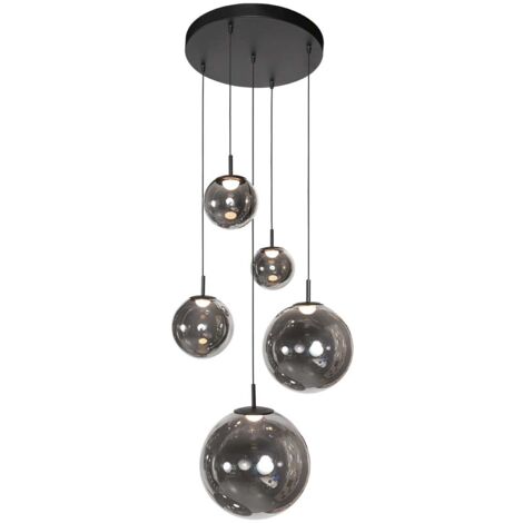 Steinhauer - suspension - Bollique - noir - verre verre fumé - Ø (1/5)