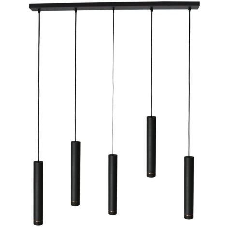 Mexlite - suspension - DownLume - noir - métal - grande lampe de (1/5)