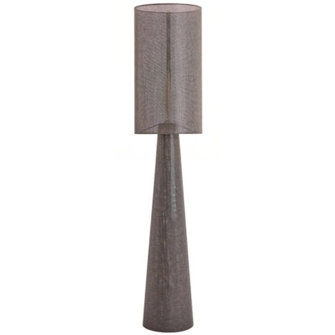 Light & Living - lampadaire - Micky - marron - textile - lampe (1/5)