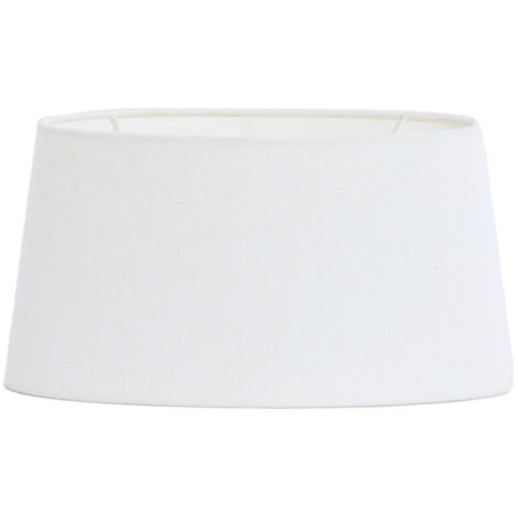 Light & Living - abat-jour - Livigno - blanc - textile - E27