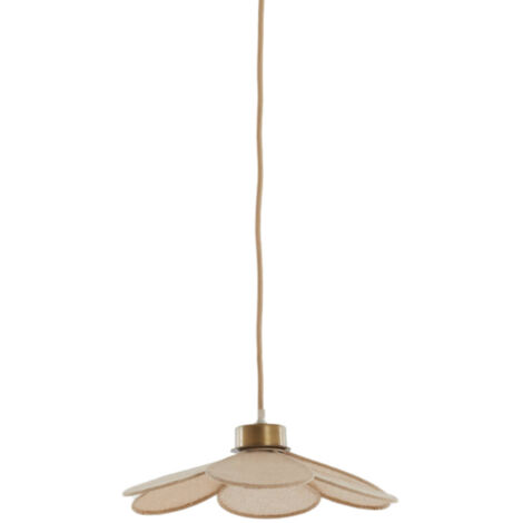 Light & Living - suspension - Fyano - marron - textile - E27 - (1/5)