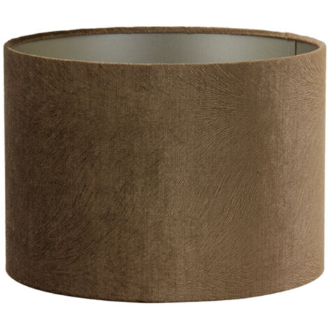Light & Living - abat-jour - Lubis - marron - textile - Ø 40cm