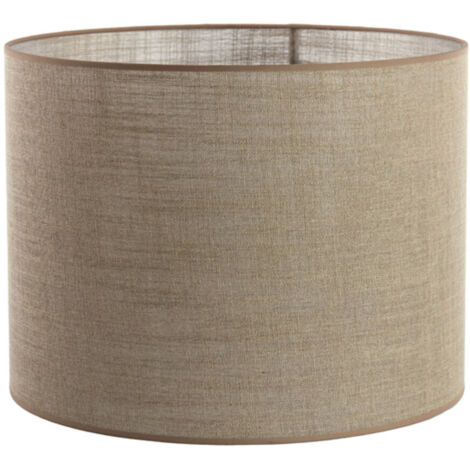 Light & Living - abat-jour - Caden - marron - textile - Ø 50cm