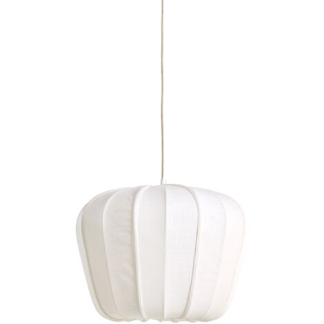 Light & Living - suspension - Zubedo - blanc - textile - Ø 50cm - (1/5)