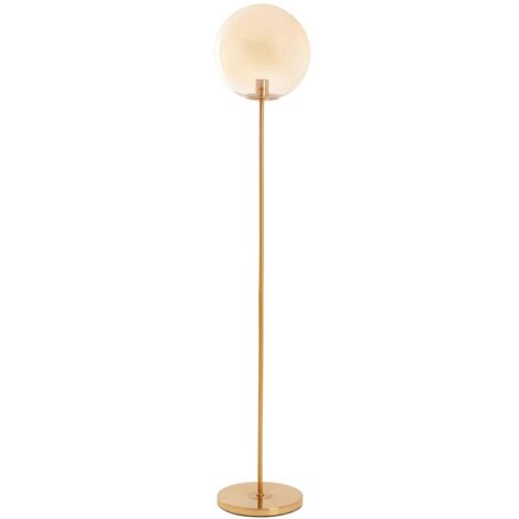 Light & Living - lampadaire - Medina - ambre - verre - lampe en (1/5)