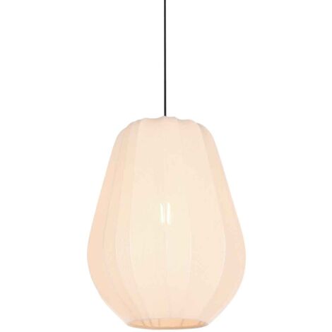 Anne Lighting - suspension - Sable - crème - tissu - Ø 27cm - E27