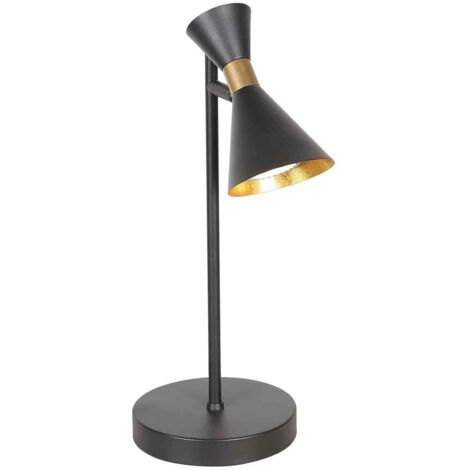 Anne Lighting - lampe de table - Preto - noir - métal - Ø 15cm - (1/5)