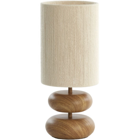 Light & Living - lampe de table - Danialo - beige naturel - coton (1/5)