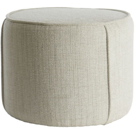 Puf Rond Beige Pouf Domoni beige rond – Ø50x40 cm