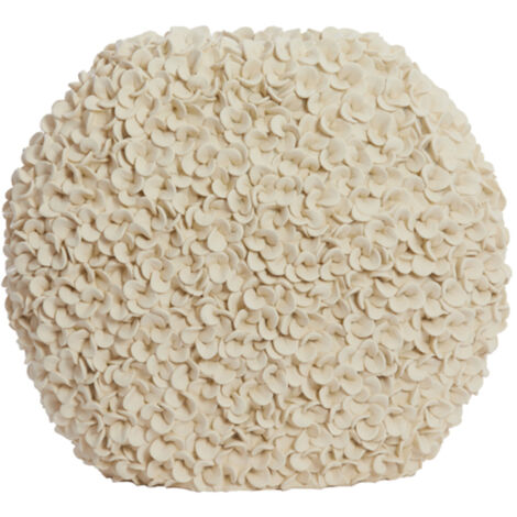 Vase Phylia en plastique crème – 52x23x46,5 cm
