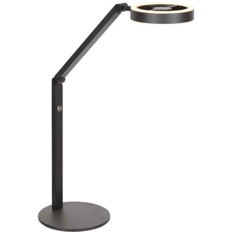 Steinhauer - lampe de table - Ringlux - noir - métal - Ø 20cm - (1/5)