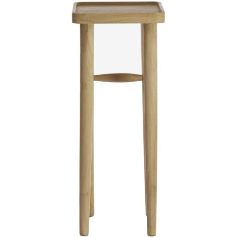 Livasia colonne en bois de Bali, fait main et durable, design antique, support pot, colonne décorative, piédestal, marron (60 cm