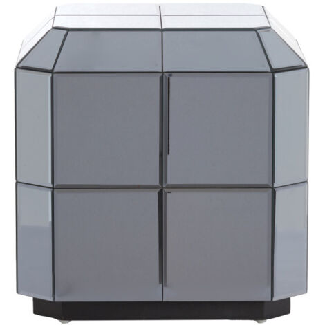 Light & Living colonne LUCIANO en gris fumé – 40x40x40 cm