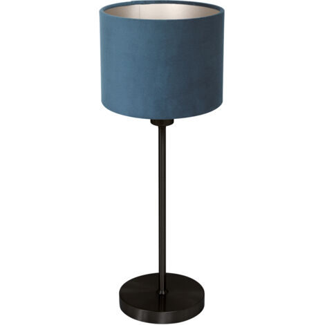 Mexlite - lampe de table - Noor - bleu noir - métal textile - (1/5)