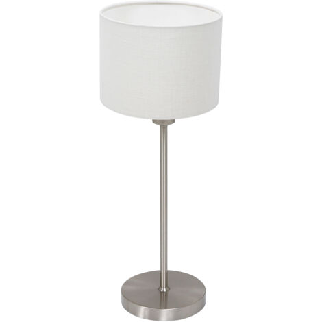 Mexlite - lampe de table - Noor - acier blanc - métal textile - (1/5)