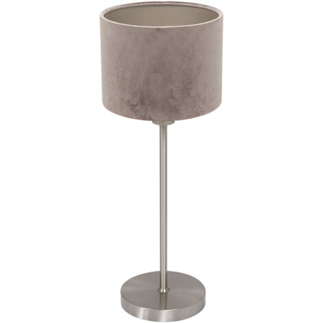 Mexlite - lampe de table - Noor - acier argent - métal textile - (1/5)