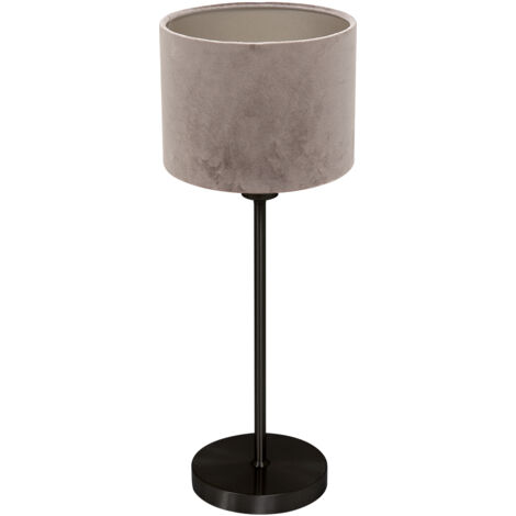 Mexlite - lampe de table - Noor - argent noir - métal textile - (1/5)