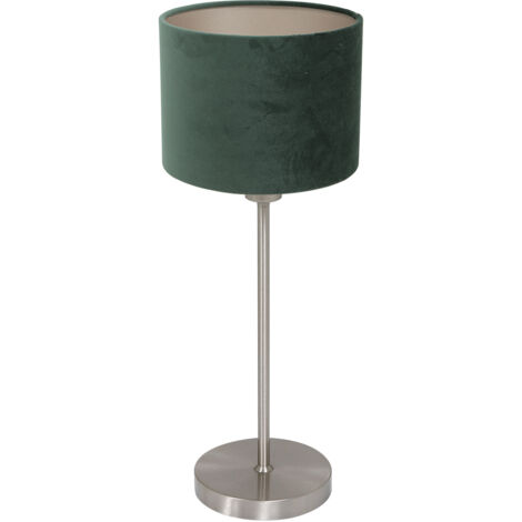 Mexlite - lampe de table - Noor - vert acier - métal textile - (1/5)