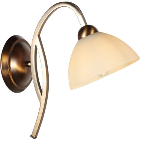 Steinhauer - applique murale - Anthea - bronze - verre métal - (1/5)