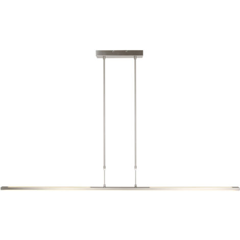 Lampe suspendue lampe de salle à manger suspension LED hauteur réglable argent dimmable (1/5)
