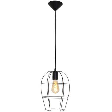 Mexlite - suspension - Minimalics - noir - métal - Ø 15cm - E27 - (1/5)