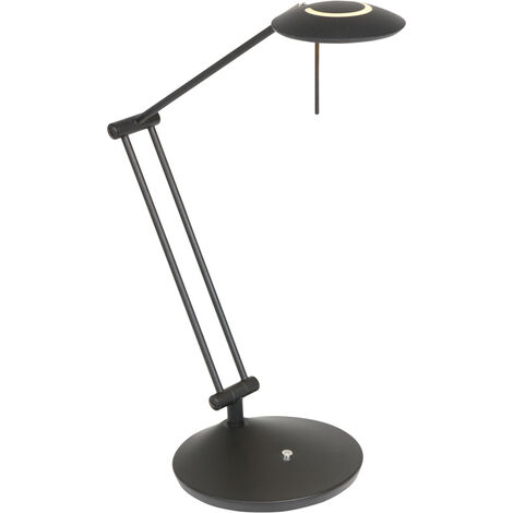 HABOWN Lampe de bureau LED, lampe de commande tactile pliable-noir