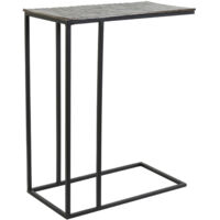 Table d'appoint Macy en bronze antique - 48x26x60 cm