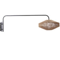 Light & Living - applique murale - Lyra - marron - métal - E27 -