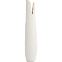 Vase en céramique Light & Living MESA crème – 19,5x19x92 cm
