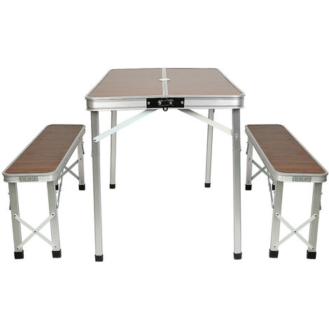 Ensemble Table de Camping, Ensemble Table Pliante et Bancs