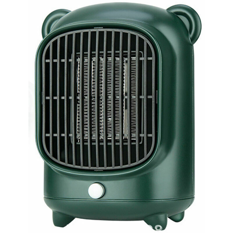 500W Electric PTC Heater Fast Heating Constant Temperature Heater Mini Space  Heater for Home Office Office, Green EU Plug - Green EU Plug