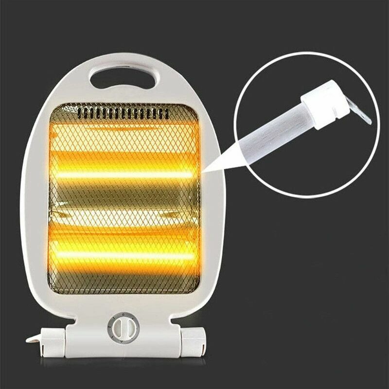 Electric Heater, Mini Fan Heater, Electric Home Heater, Quick And  Convenient Stove Heater with 2 Spare Tubes, OZZKI, a