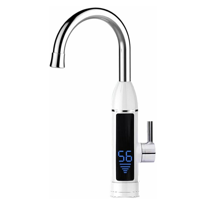 Electric Hot Water Faucet Instant Kitchen Faucet Digital Display