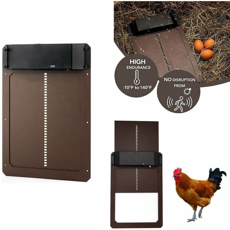 Automatic Chicken Coop Door Opener Light Sensor Automatic Chicken Coop Door