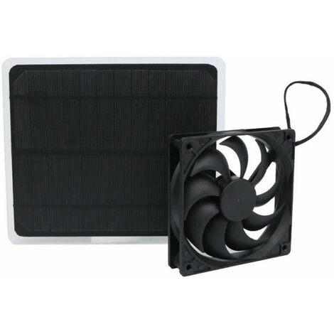 10W Solar Panel With Usb Port Monocrystalline Silicon Solar Fan Fan