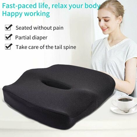 1pc Memory Foam Donut Pillow - Portable Orthopedic Hemorrhoid Pillow  Cushion Support Pad Hemorrhoids, Prostate, Pregnancy, Coccyx, Sciatica,  Coccyx, P