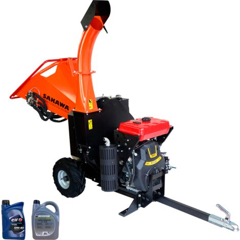 Biotrituratore SAKAWA Motore BS2700 27CV + Olio idraulico + Olio 4 tempi (1/5)