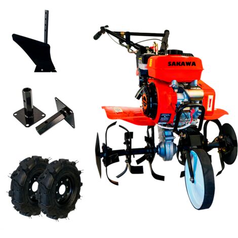 Motocoltivatore A. Elettrico 7CV 3v + Ruote 400x8 + Mangoni + Verticista (1/5)