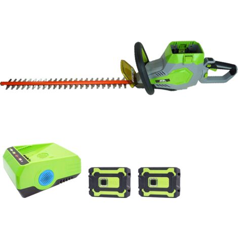 Tagliasiepi A Batteria Cecotec TitaniumSword 6100 XL Freemove, Lame Al Titanio 61 Cm, Motore Brushless, Taglia Rami Fino A 16 Mm