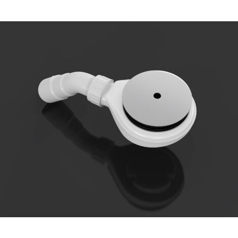 doporro Piletta di Scarico Doccia AL04, Sifone per Piatto Doccia con Foro di Scarico Diametro 45mm, Ferma odori e Filtro capelli