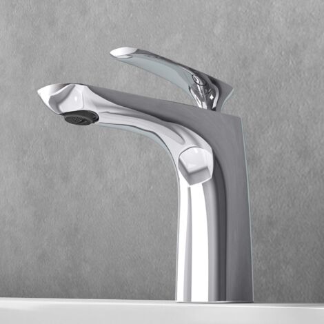 RUBINETTO CASCATA Bagno Miscelatore Lavabo OTTONE Monocomando - Foto 3