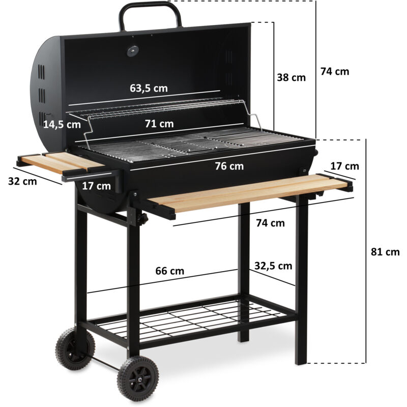 Telo protettivo resistente per barbecue a gas, 3 misure, 146x58x111 cm